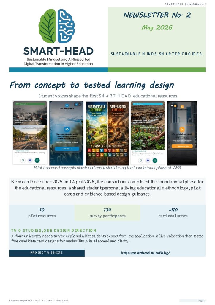 Student Voices Shape the First SMART-HEAD Educational Resources publication cover